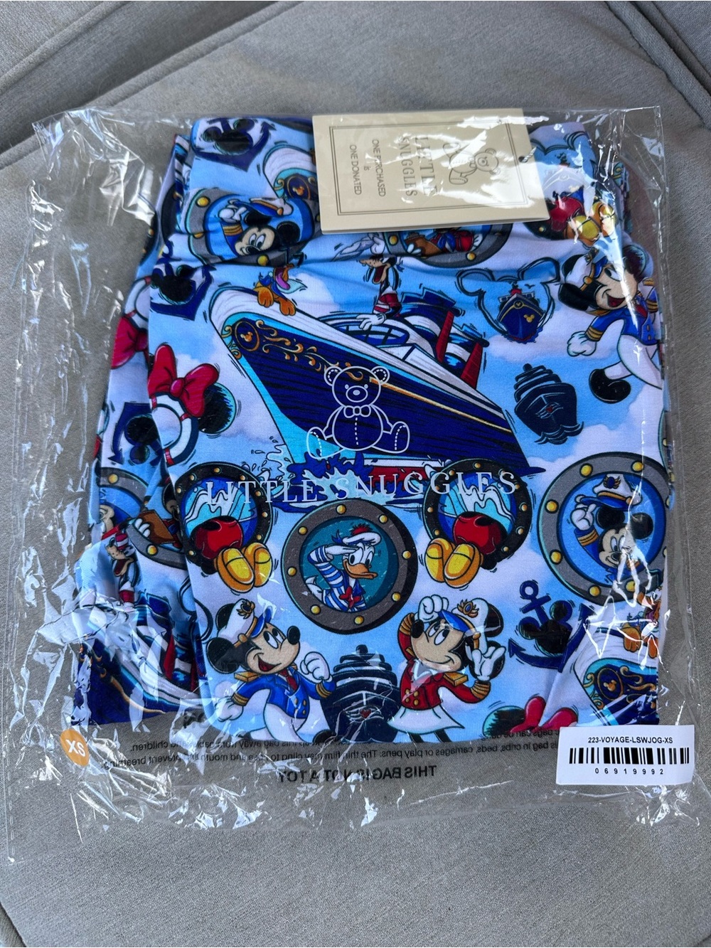 NIB Little Snuggles Disney Cruise Bamboo Joggers - Women’s Pajama Pants